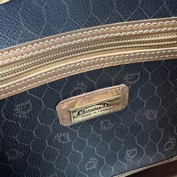 Dior Black x Brown Honeycomb Monogram Trotter Boston Duffle Bag - Picture 9 of 9